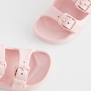 Pink Two Strap Sandals