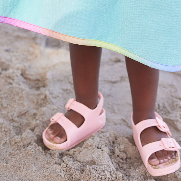 Pink Two Strap Sandals