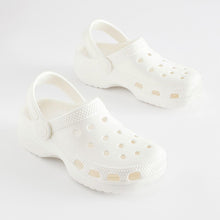 Load image into Gallery viewer, White Clogs
