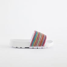Load image into Gallery viewer, Rainbow Woven Sliders
