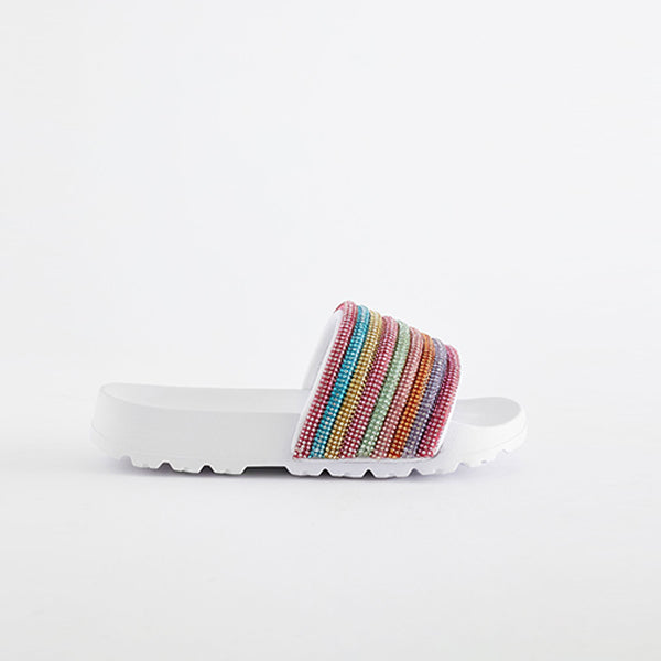 Rainbow Woven Sliders