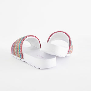 Rainbow Woven Sliders