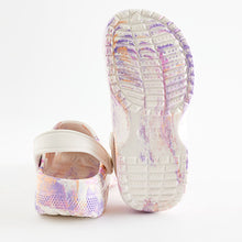 Load image into Gallery viewer, Purple Marble Clogs
