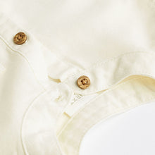 Load image into Gallery viewer, White/Green Baby Woven Shirt and Trousers 2 Piece Set With Linen (0mths-12-18mt)
