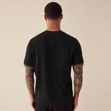 Load image into Gallery viewer, Black Black Textured T-Shirt
