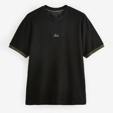 Load image into Gallery viewer, Black Black Textured T-Shirt
