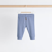 Load image into Gallery viewer, Blue Elephant Baby Top And Leggings Set
