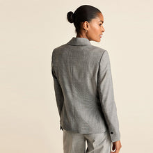 Load image into Gallery viewer, Grey Tailored Single Breasted Blazer
