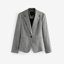 Load image into Gallery viewer, Grey Tailored Single Breasted Blazer
