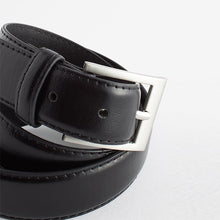 Load image into Gallery viewer, Black Faux Leather Belt
