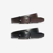 Load image into Gallery viewer, Black/Brown Reversible Belt
