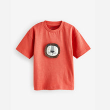 Load image into Gallery viewer, Red 3D Character Short Sleeve T-Shirt (3mths-5-6yrs)
