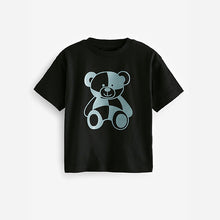 Load image into Gallery viewer, Blue/Black 100% Cotton Short Sleeve Character T-Shirts 3 Pack (3mths-5-6yrs)
