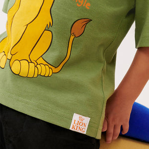 Green Simba Lion King Short Sleeve T-Shirt (6mths-5-6yrs)