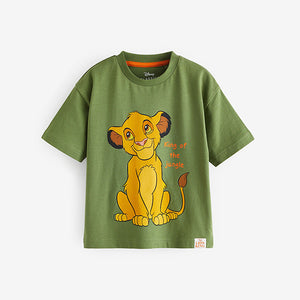 Green Simba Lion King Short Sleeve T-Shirt (6mths-5-6yrs)