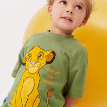 Load image into Gallery viewer, Green Simba Lion King Short Sleeve T-Shirt (6mths-5-6yrs)
