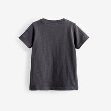 Load image into Gallery viewer, Charcoal Grey 100% Cotton Short Sleeve Plain T-Shirt (3mths-5-6yrs)
