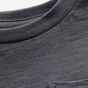 Charcoal Grey 100% Cotton Short Sleeve Plain T-Shirt (3mths-5-6yrs)