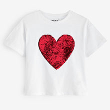 Load image into Gallery viewer, Red Heart Sequin T-Shirt (3-12yrs)
