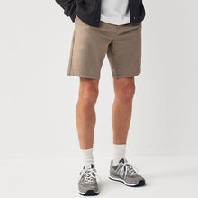 Load image into Gallery viewer, Dark Stone Slim Fit Stretch Chinos Shorts
