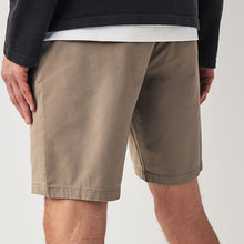 Load image into Gallery viewer, Dark Stone Slim Fit Stretch Chinos Shorts
