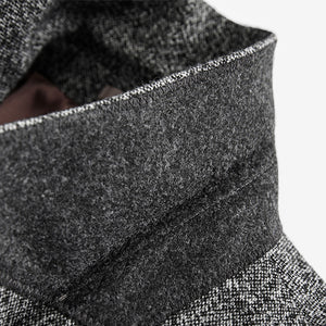 Charcoal Grey Slim Fit Donegal Suit Jacket