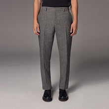 Load image into Gallery viewer, Charcoal Grey Slim Fit Nova Fides Suit Trousers
