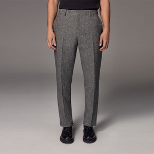 Charcoal Grey Slim Fit Nova Fides Suit Trousers