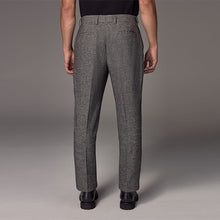 Load image into Gallery viewer, Charcoal Grey Slim Fit Nova Fides Suit Trousers
