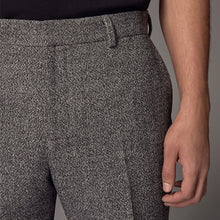 Load image into Gallery viewer, Charcoal Grey Slim Fit Nova Fides Suit Trousers
