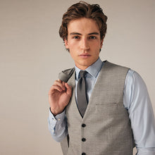 Load image into Gallery viewer, Neutral Slim Fit Check Suit Jacket
