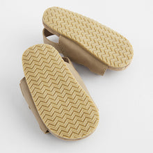 Load image into Gallery viewer, Stone Neutral Baby Double Touch Fastening Strap Corkbed Sandals
