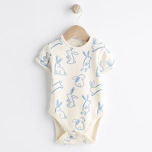 Denim Blue Dungarees And Bodysuit Baby Set (0mths-12-18mt)