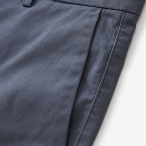 Mid Blue Slim Fit Stretch Chinos Shorts