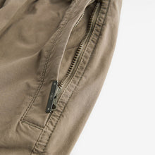 Load image into Gallery viewer, Dark Stone Drawstring Waist Cargo Shorts
