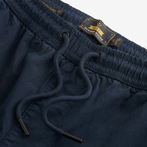 Navy Drawstring Waist Cargo Shorts