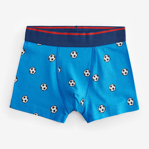 Football Print Trunks 5 Pack (2-12yrs)