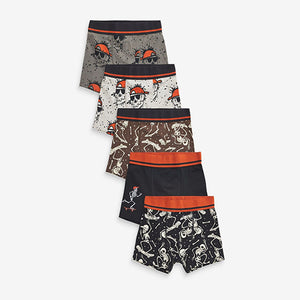 Skull Print Trunks 5 Pack