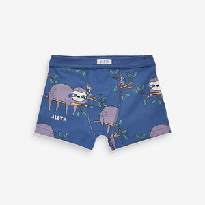 Safari Print Soft Waistband Trunks 5 Pack