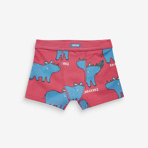 Safari Print Soft Waistband Trunks 5 Pack