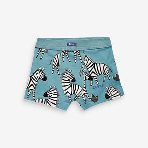 Safari Print Soft Waistband Trunks 5 Pack