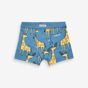 Safari Print Soft Waistband Trunks 5 Pack