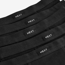 Load image into Gallery viewer, Black Soft Waistband Trunks 5 Pack (3-12yrs)
