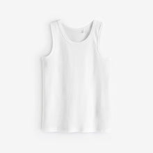 Load image into Gallery viewer, White Vests 5 Pack
