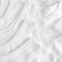 Load image into Gallery viewer, White Vests 5 Pack
