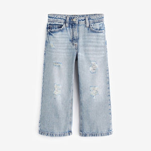 Blue Denim Wide Leg Jeans (3-11yrs)