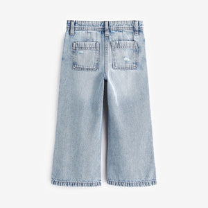 Blue Denim Wide Leg Jeans (3-11yrs)