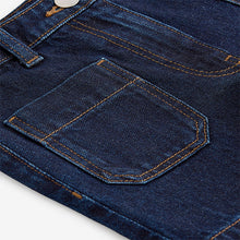 Load image into Gallery viewer, Dark Blue Pocket Denim Shorts
