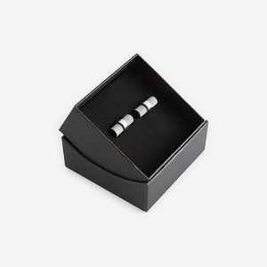 Gun Metal Textured Barrell Cufflink