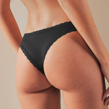 Load image into Gallery viewer, Black Brazilian Knickers 3 Pack
